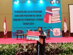 SAHABAT LITERASI BAITUL QUR’AN LOMBOK MENDAPAT BANTUAN PEMERINTAH UNTUK KOMUNITAS PENGGERAK LITERASI DARI BADAN BAHASA