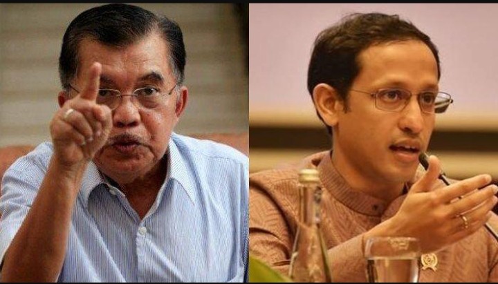 Kolase Istimewa A-A+ Jusuf Kalla Kritik Keras Mendikbud Nadiem Makarim, Sebut Tak Berpengalaman dan Jarang ke Kantor